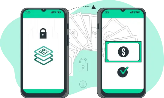 Telefone com OpenPix aberto